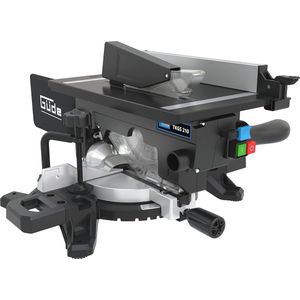 Tafel- en Afkortzaag 2-in-1 - 1500 Watt, 210 mm Zaagblad met Laser