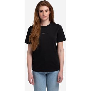 A-dam Brooke - T-shirt - Katoen - Korte Mouw - Dames - Zwart - M