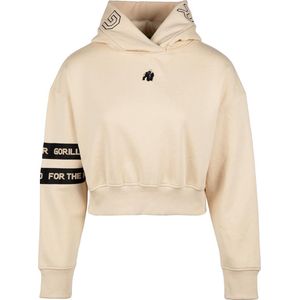 Gorilla Wear Tracey Cropped Hoodie - Beige - XL