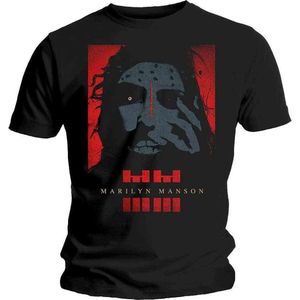 Marilyn Manson - Rebel Heren T-shirt - S - Zwart