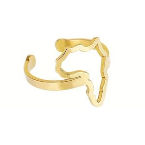 Lucardi Dames Ring goldplated geboortesteen - Ring - Cadeau - Echt Zilver - Goudkleurig