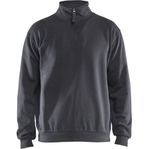 Blaklader Sweatshirt met halve rits 3587-1169 - Medium Grijs - 6XL