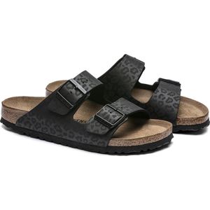 Birkenstock Arizona Leopard Black narrow BF SMU - 40