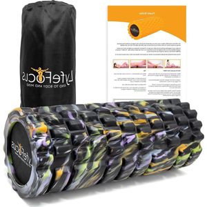 Foamroller Multi-Colour Drukpunt Trigger Point Massage Roller voor Spierontspanning - Premium Kwaliteit - 3 Unieke Vormen - Deep Tissue Therapie - Met Tas