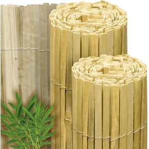 Sol Royal B33 – Privacy Scherm Bamboo Licht Glanzend 90x600 cm – Weerbestendig Bamboe Mat – Robuust Natuurlijk Inkijkbescherming van Natuurlijk Bamboe Tuinscherm