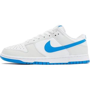 Nike Dunk Low Retro - Maat 38.5 - Sneakers - Wit/Blauw