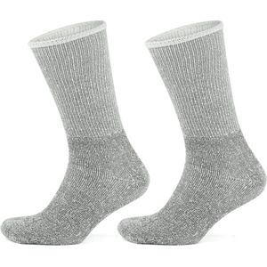 GoWith - wollen sokken - diabetes sokken - 2 paar - warme sokken - thermosokken - huissokken - sokken heren - dames sokken - cadeau sokken - maat 42-44