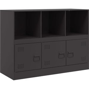 vidaXL - Dressoirx39x73 - cm - staal - zwart