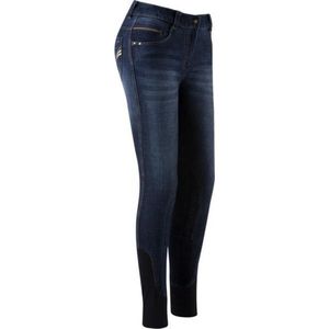 Equitheme Rijbroek Texas Jeans Lady - maat 34 - denim blue