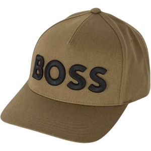 Hugo Boss - Sevile-Boss cap van katoenen twill met 3D-logostiksel - heren - open green