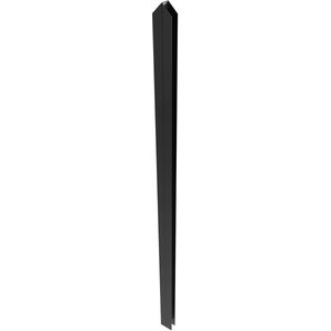 Vente-unique Connector voor dubbel glasraam voor binnen - H105 cm - Zwart - TOLLESON L 4.4 cm x H 105 cm x D 2.2 cm