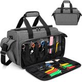 Kapper Reistas - Grijs - Professionele Kappers Make-up Organizer voor Gereedschap, Scharen, Haartrimmer - Kapsalon Tas
