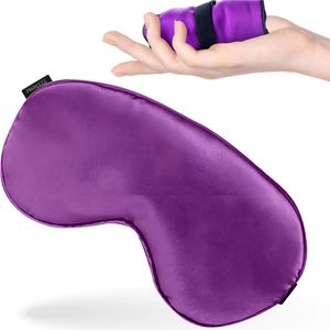 Zijde Slaapmasker voor Vrouwen en Mannen - Oogmasker Slaap Masker - 100% Verduisterend - Traagschuim