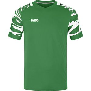 JAKO Shirt Wild Korte Mouw Groen-Wit Maat S