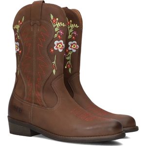 Koel4kids 10m010 Cowboylaarzen - Western Laarzen - Meisjes - Bruin - Maat 35