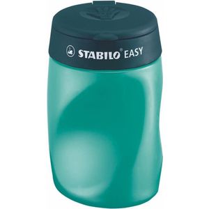 STABILO EASYsharpener - Ergonomische 3 in 1 Puntenslijper - Rechtshandig - Petrol - Geschikt Voor Alle Potloden