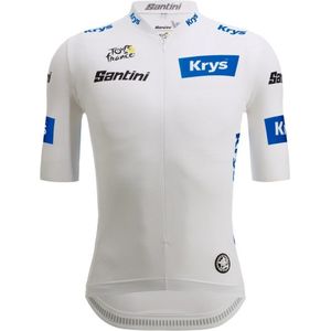 Santini Best young rider jersey wit - Tour de France Official - 4XL