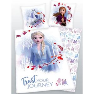 Frozen dekbedovertrek - 140 x 200 cm. - Disney Anna en Elsa dekbed