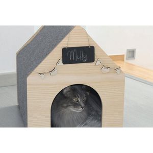 Halcyon Home Apartment huis - duurzaam - huisje voor katten - kattenmeubel - kattenmand