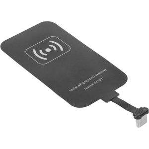 Ultradunne Draadloze Oplaadontvanger van 10W voor Alle Telefoons met Type C-interface 5V 2A 10W Voedingsingang Opvouwbare Stekker