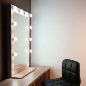 Keroks make-up spiegellamp - dimbare LED spiegelverlichting - lichtslang met zuignap