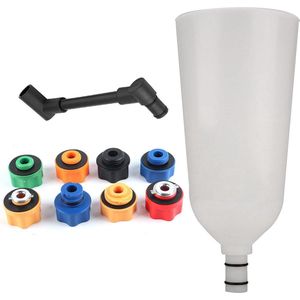 Olie Trechter Vulset10 Stuks + Adapter Vulset + Offset Verlengbuis Auto Van Tool Plastic .
