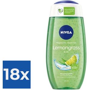 NIVEA Lemon & Oil Douchegel - 250 ml - Voordeelverpakking 18 stuks