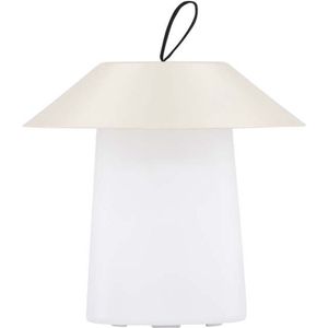Rubu tafellamp LED buiten beige.