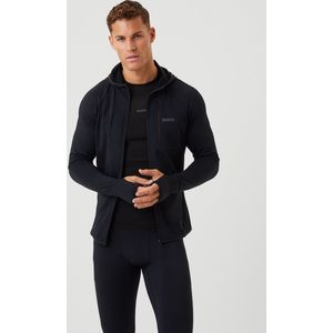 Björn Borg Running Mid Layer Hood - Sportvest - Heren - Zwart - Maat L