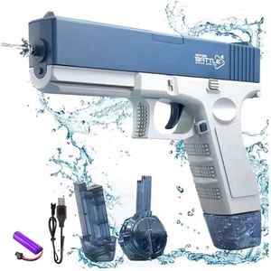 Astravon Elektrisch waterpistool - 2025 MODEL - 2 Magazijnen - Automatisch - Elektrisch - Waterspeelgoed - Waterblaster - Buitenspeelgoed - Zomerspeelgoed - Automatisch - Blauw - USB