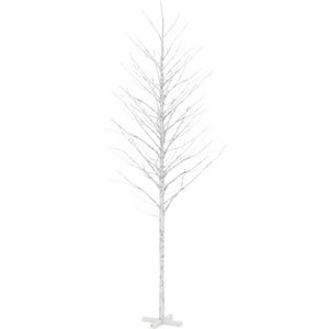 vidaXL-Berkenboom-LED-672-LED's-warmwit-400-cm-wit