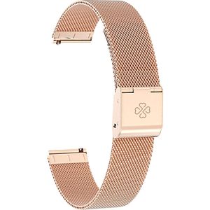 Bizoule Metalen Bandje 16mm - Rose-Goud - voor Smarwatch Beleza