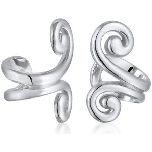 Elli Dames Oorbellen Elli Earcuff Dames Spiraal 925 Sterling Zilver