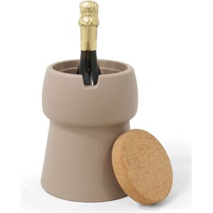Bubalou Champagnekoeler - CHAMP 1-Bottle Cooler - Wijnkoeler - Taupe
