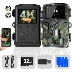 Wildcamera - Bewegingssensor camera - Nachtzicht - Dieren spotten - Boscamera - Buiten camera - Wildlife observeren - Beveiligingscamera natuur - Jachtcamera - Onopvallende camera - Buitenobservatie - Natuurfotografie - Dierensporen vastleggen - Time