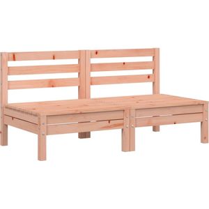 vidaXL Tuinbanken - 2 stuks - Massief Douglashout Tuinbank - Douglas Hout - Lounge Set - Buitendecoratie - Terrasstoel
