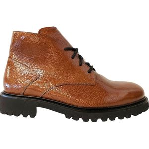 Durea Korte Veterboot 9797 185 1277 Cognac Lak