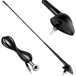 Auto antenne - 40cm - 5 mm adapter - Complete set