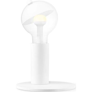 Home Sweet Home tafellamp Move Me - tafellamp Side inclusief LED Move Me lamp - lamp 17 cm - tafellamp hoogte 12 cm - inclusief E27 LED lamp - Wit