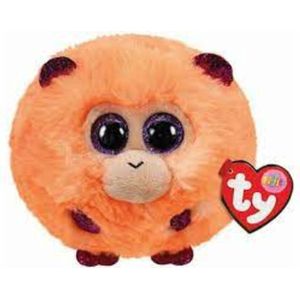 Ty - Knuffel - Teeny Puffies - Coconut Monkey - 10cm