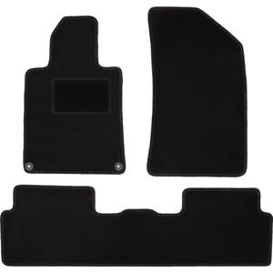 Zwarte veloursmatten voor: Peugeot 508 I sedan, stationwagen, SW, RXH (2010-2018)