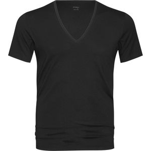 Mey - Dry Cotton V-hals T-shirt Zwart - Heren - Maat S - Slim-fit