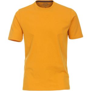 Redmond regular fit T-shirt - korte mouw O-hals - geel - Maat: XXL