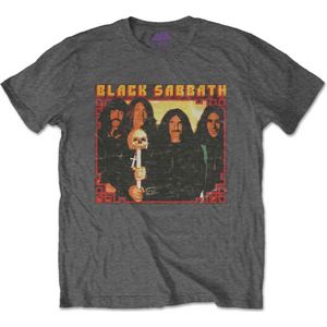 Black Sabbath - Japan Photo Heren T-shirt - M - Grijs