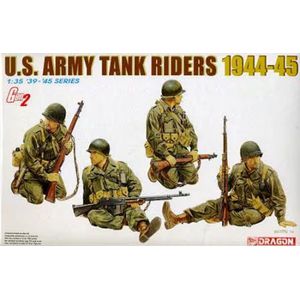 1:35 Dragon 6378 U.S. Army Tank Riders 1944-45 - Figuren Plastic Modelbouwpakket