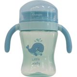 Bo Jungle - Drinkbeker kinderservies - antilekbeker 360° - 240 ml - Met handgrepen en deksel - Little Wally 360° Drinking Cup