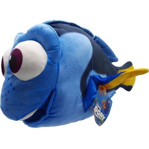 Finding Dory - Finding Nemo - Dory - Pluche Knuffel Vis - XXL - Blauw - 60 cm