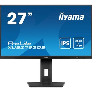 iiyama ProLite XUB2793QS-B6 - 27 inch - QHD - IPS - in hoogte verstelbaar