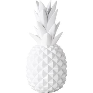 Witte Ananas Decoratie Woonkamer Tafeldecoratie Gemaakt van Hars Polyresin Decoratie Ananas Wit Oudejaarsavond & Bruiloft Decoratie Cadeau - Witte Decoratie Modern - Ananas Trofee (Wit (DIY))