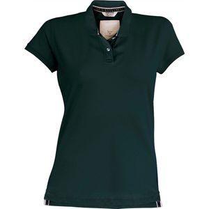 Polo Dames XXL Kariban Kraag met knopen Korte mouw Vintage Charcoal 100% Katoen